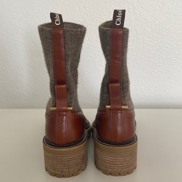 Chloe Franne Sock Ankle Boot - Picture 3 of 12